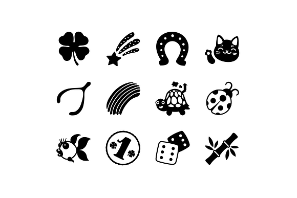 Lucky Charms Icons And Pattern in Graphics - product preview 2