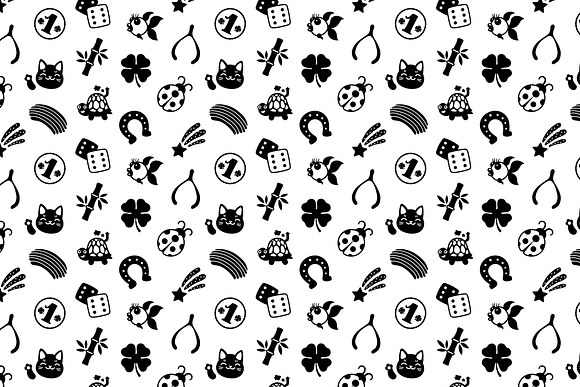 Lucky Charms Icons And Pattern in Graphics - product preview 5