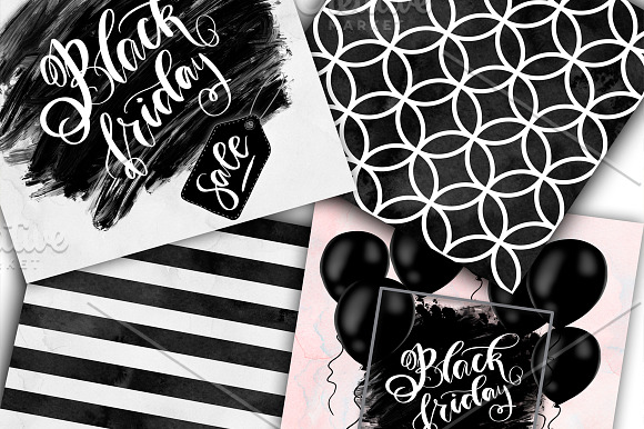 Black Friday Hand Painted Design Kit in Illustrations - product preview 6
