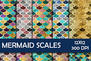 Mermaid Scales Digital Paper