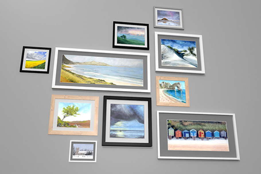 Picture Frames And Paintings