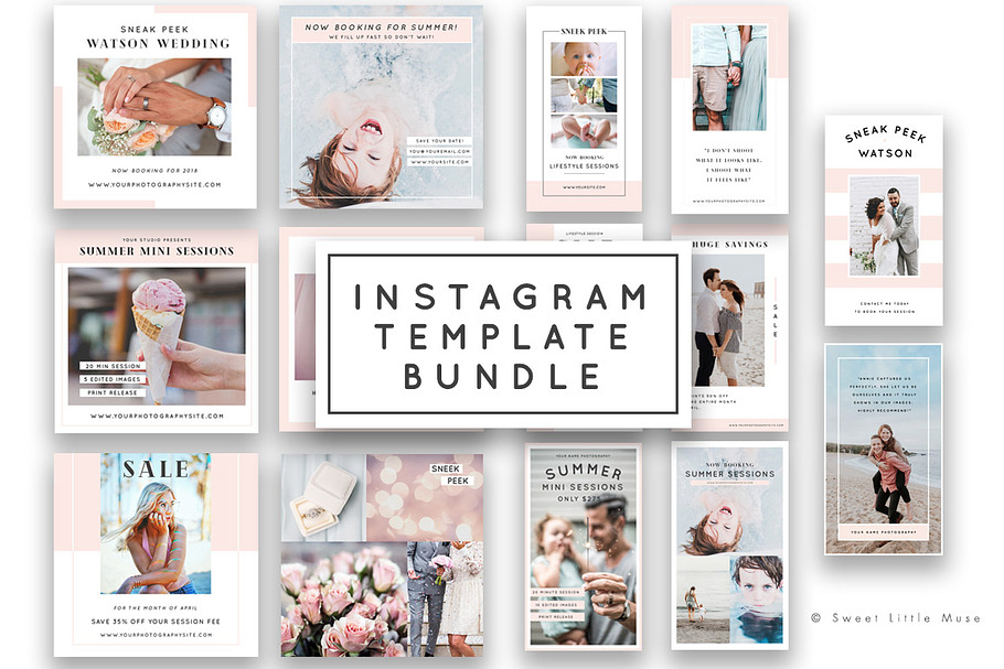 Instagram Template Bundle in Instagram Templates - product preview 8