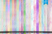 22 Watercolor Backgrounds