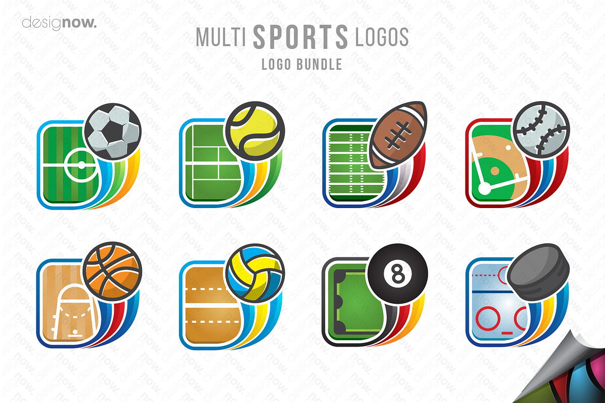Multi Sports Logos in Logo Templates - product preview 8