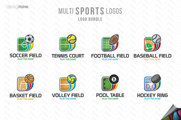 Multi Sports Logos in Logo Templates - product preview 3
