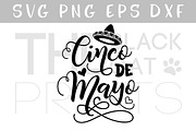 Cinco de Mayo SVG DXF PNG EPS