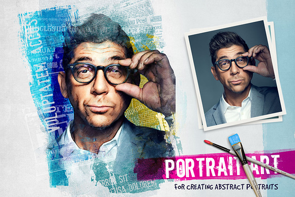 Portrait Art V.02 in Illustrations - product preview 2