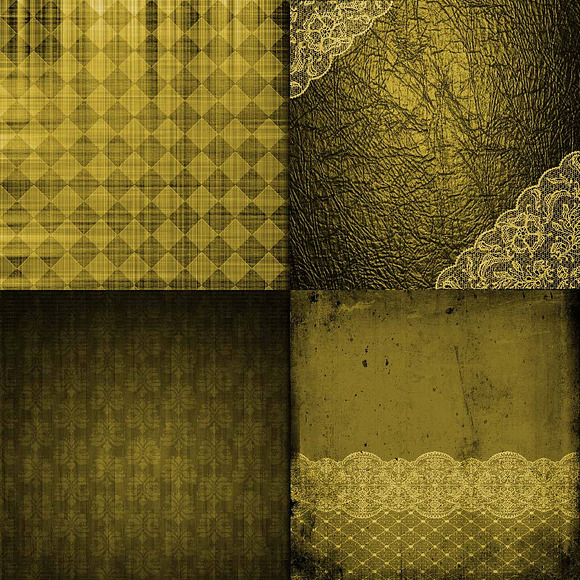 Grunge Gold Digital Paper in Textures - product preview 2