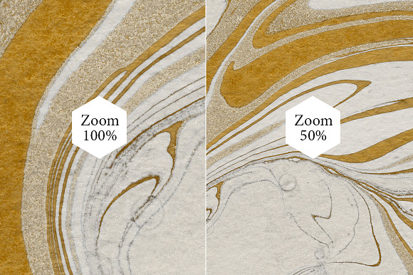 Gold Watercolor&Marble Backgrounds in Textures - product preview 2