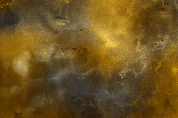 Gold Watercolor&Marble Backgrounds in Textures - product preview 7