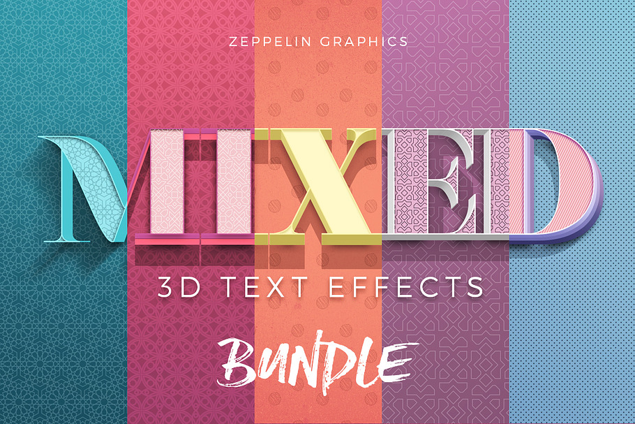 3D Text Effects Bundle Vol.3 in Photoshop Layer Styles - product preview 8