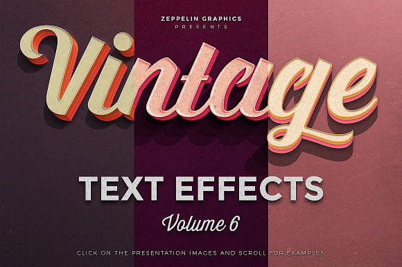 3D Text Effects Bundle Vol.3 in Photoshop Layer Styles - product preview 1