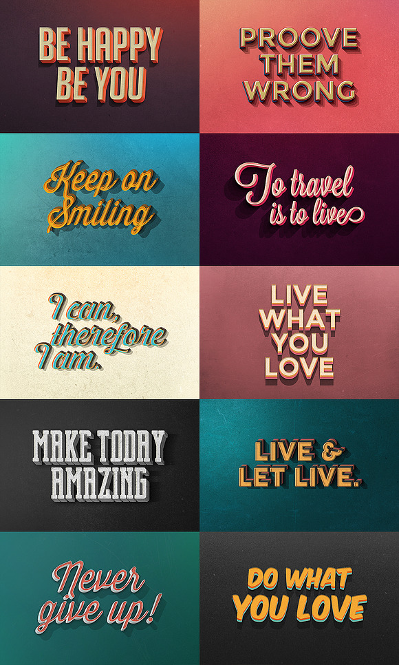 3D Text Effects Bundle Vol.3 in Photoshop Layer Styles - product preview 12