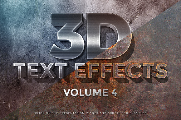 3D Text Effects Bundle Vol.3 in Photoshop Layer Styles - product preview 68