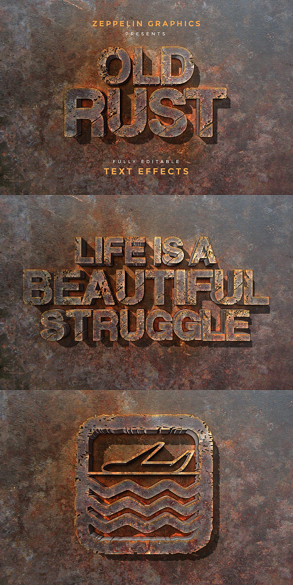 3D Text Effects Bundle Vol.3 in Photoshop Layer Styles - product preview 75