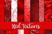 Red Textures Digital Paper