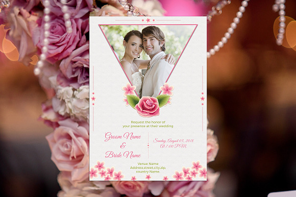Wedding Invitation Card in Wedding Templates - product preview 4