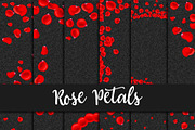 Rose Petals Digital Paper