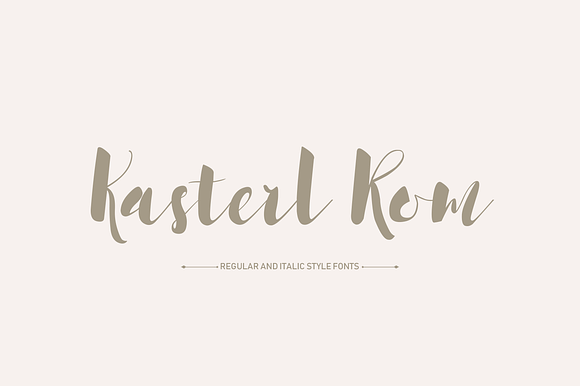 Kasterl Rom Script in Script Fonts - product preview 3