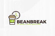 Bean Break Logo Template