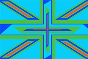 British flag background icon modern 