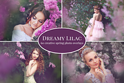 Dreamy Lilac photo overlays