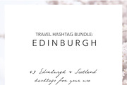 Edinburgh Scotland Instagram Hashtag
