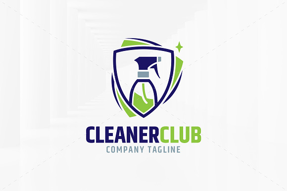 Cleaner Club Logo Template in Logo Templates - product preview 2