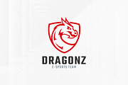 Dragon Shield Logo Template