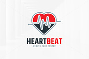Heart Beat Logo Template