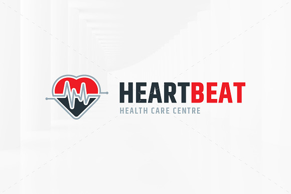 Heart Beat Logo Template in Logo Templates - product preview 1
