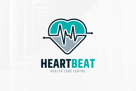 Heart Beat Logo Template in Logo Templates - product preview 2