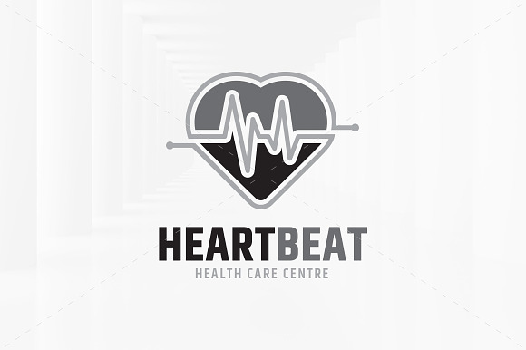 Heart Beat Logo Template in Logo Templates - product preview 4