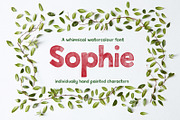 Sophie Watercolour Display Font