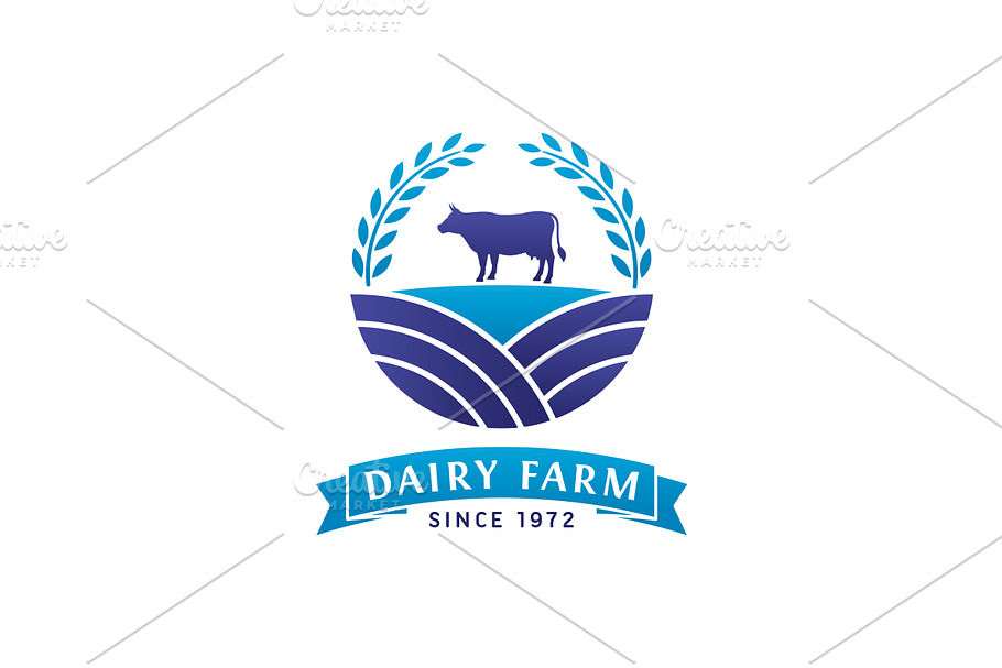 Dairy Farm Logo in Logo Templates - product preview 8