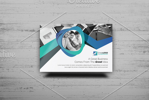 Corporate Postcard in Postcard Templates - product preview 1