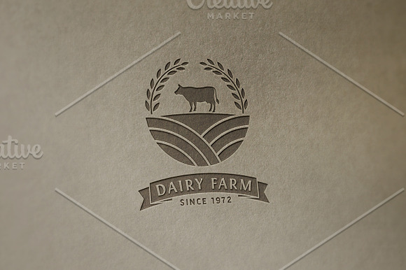 Dairy Farm Logo in Logo Templates - product preview 2