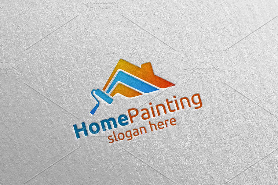 Home Painting Vector Logo Design 12 in Logo Templates - product preview 8