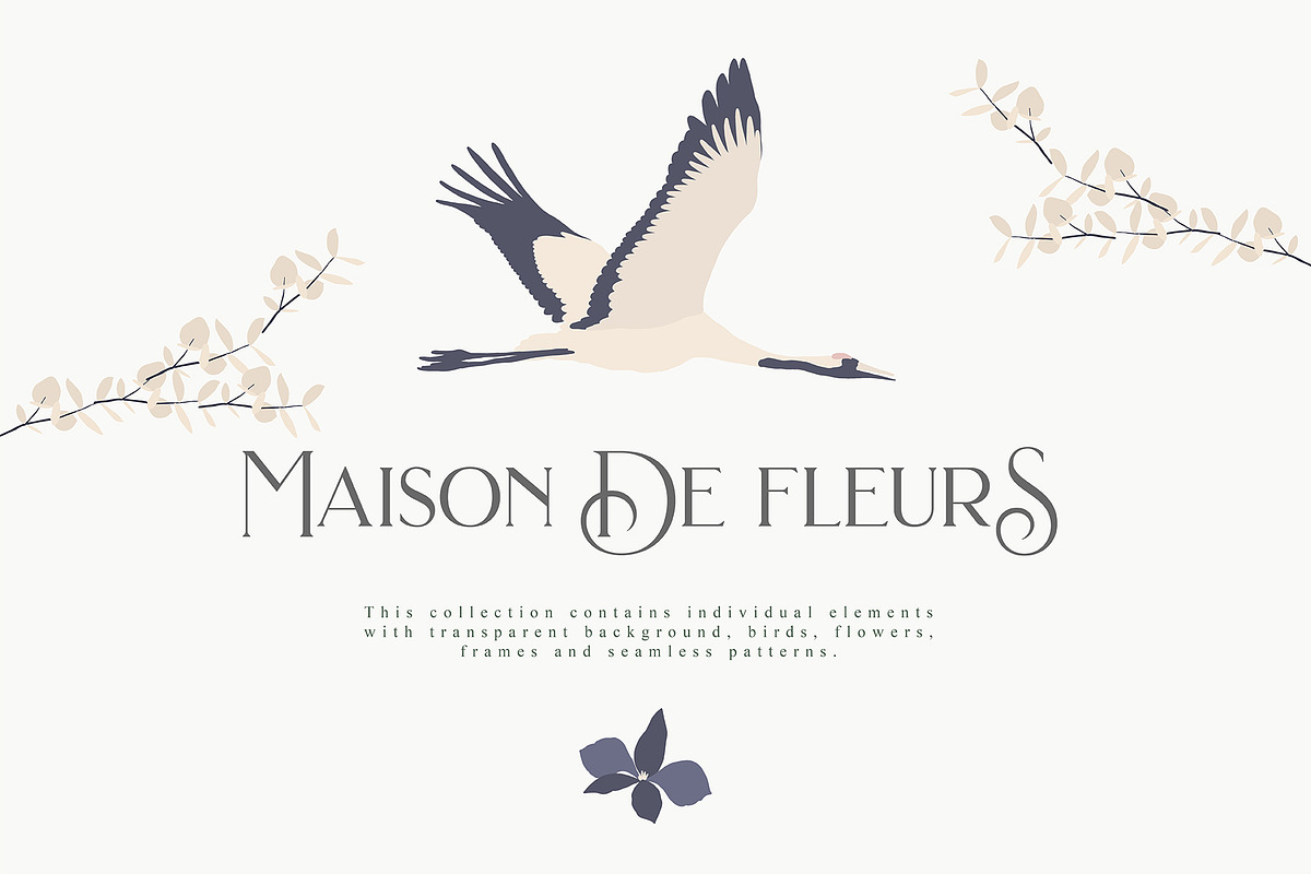 Maison de Fleurs Collection in Illustrations - product preview 8