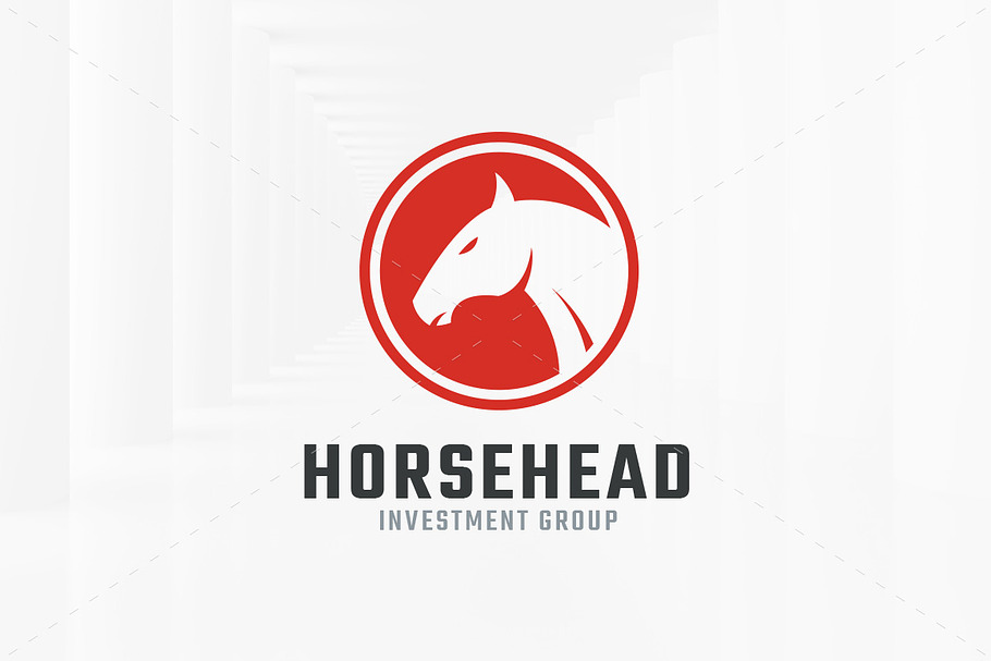 Horse Head Logo Template