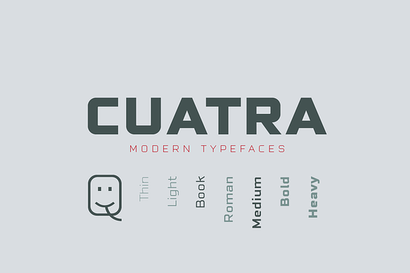 Cuatra Book & Medium 30%OFF in Sans-Serif Fonts - product preview 1