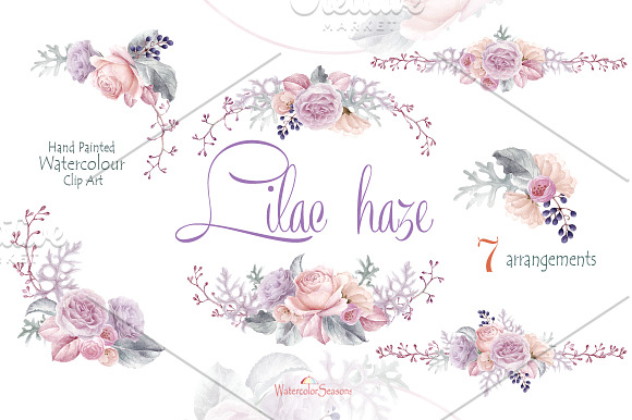 Lilac haze Collection in Illustrations - product preview 1