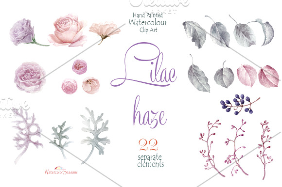 Lilac haze Collection in Illustrations - product preview 2
