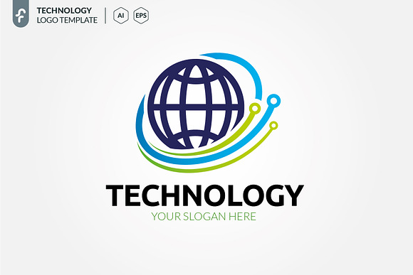 Technology Logo in Logo Templates - product preview 2