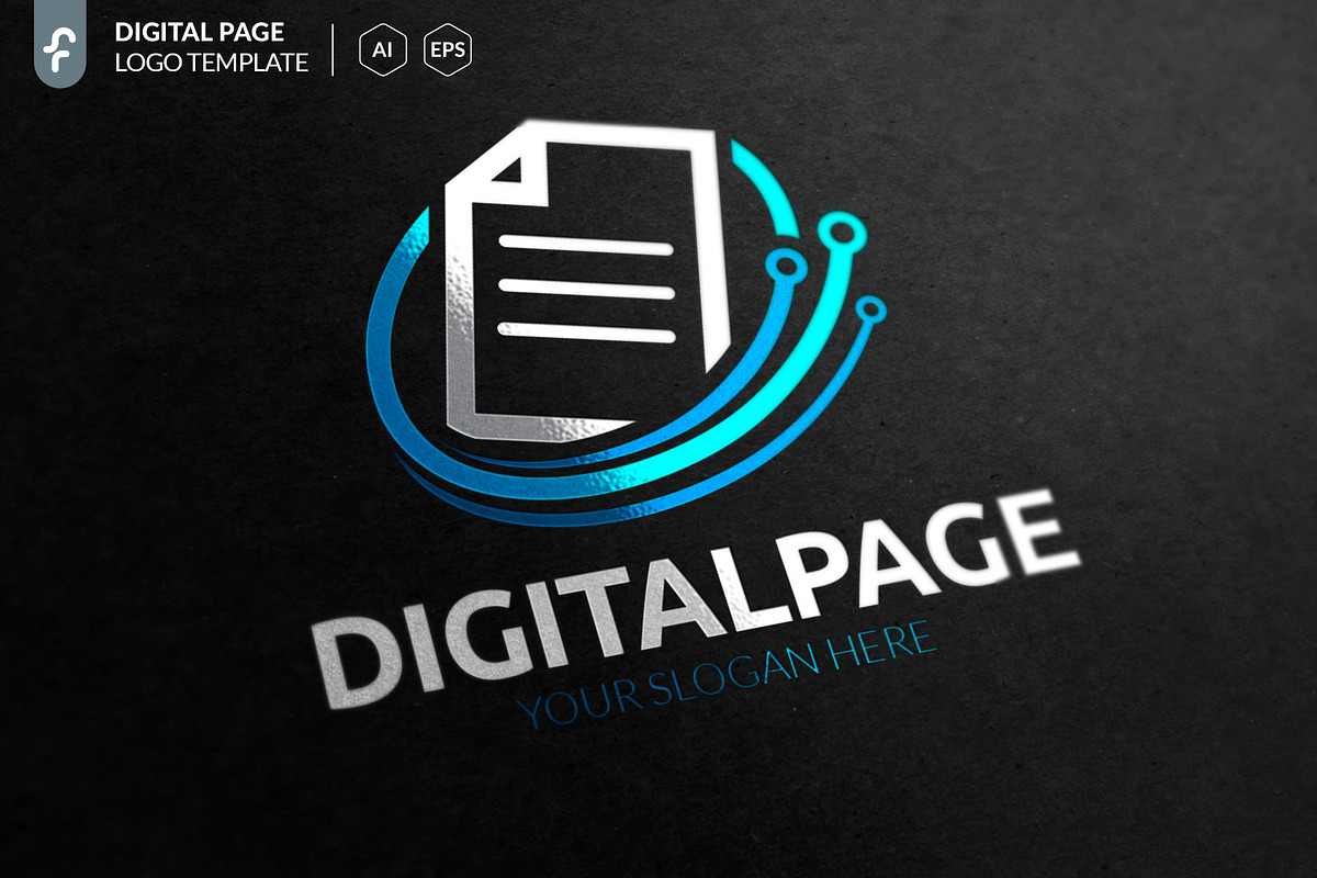 Digital Page Logo in Logo Templates - product preview 8
