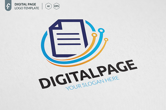 Digital Page Logo in Logo Templates - product preview 1