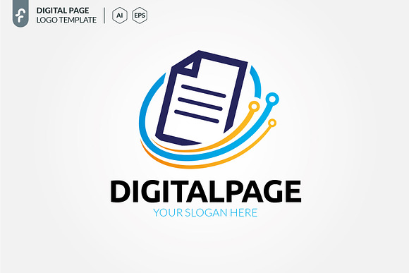 Digital Page Logo in Logo Templates - product preview 2