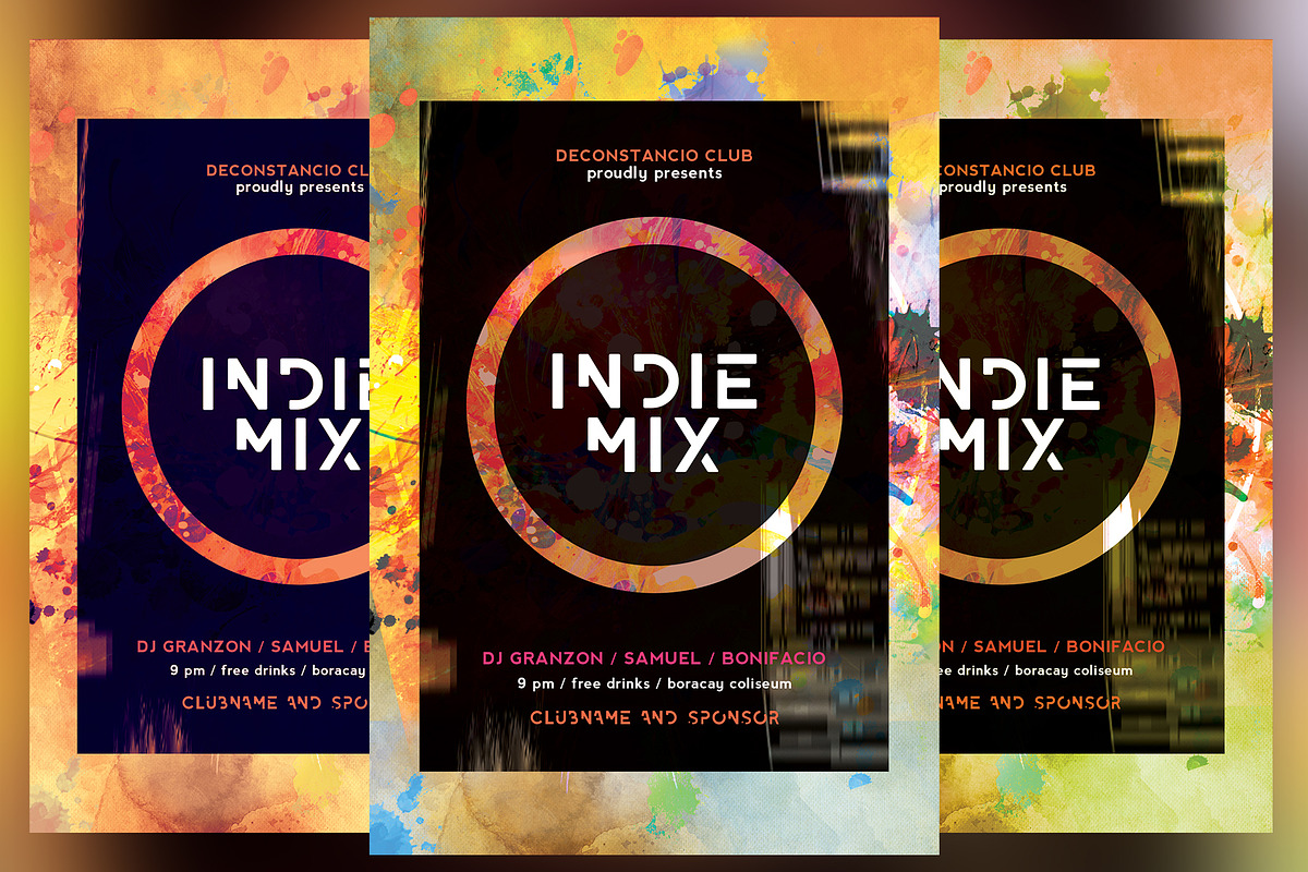 Indie Mix Flyer in Flyer Templates - product preview 8