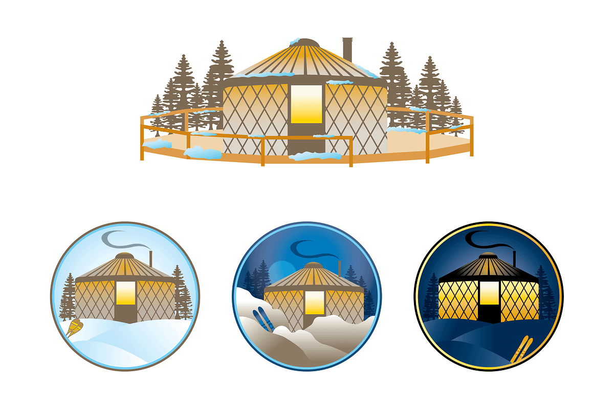 Adventure Yurts in Illustrations - product preview 8