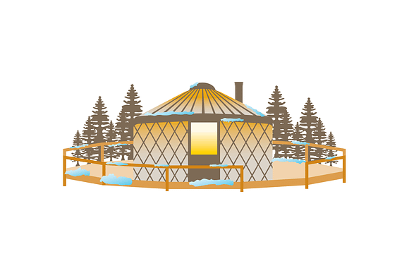 Adventure Yurts in Illustrations - product preview 1